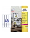 avery zweckform Etykiety wodoodporne Heavy Duty, 45,7 x 21,2mm, białe,           do drukarki, 960 sztuk - nr 20