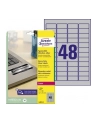 avery zweckform Etykiety znamionowe, 45,7 x 21,2mm, srebrne, 960 sztuk - nr 15