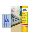 avery zweckform Etykiety znamionowe, 45,7 x 21,2mm, srebrne, 960 sztuk - nr 1