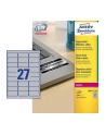 avery zweckform Etykiety znamionowe, 63,5 x 29,6mm, srebrne, 2700 sztuk - nr 10