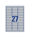 avery zweckform Etykiety znamionowe, 63,5 x 29,6mm, srebrne, 2700 sztuk - nr 11