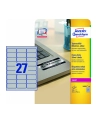 avery zweckform Etykiety znamionowe, 63,5 x 29,6mm, srebrne, 540 sztuk - nr 1