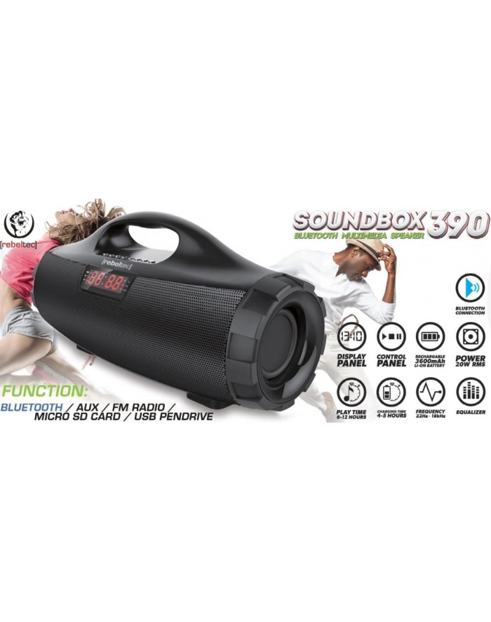rebeltec Głośnik Bluetooth SoundBox 390 główny