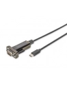 digitus Kabel Adapter USB 2.0 HighSpeed Typ USB C/RS232 M/Ż czarny 1m - nr 17