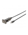 digitus Kabel Adapter USB 2.0 HighSpeed Typ USB C/RS232 M/Ż czarny 1m - nr 29