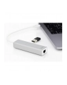 digitus HUB/Koncentrator 3-portowy USB Typ C, 3x USB A HighSpeed z Gigabit LAN adapter, aluminium - nr 37