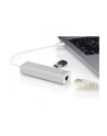 digitus HUB/Koncentrator 3-portowy USB Typ C, 3x USB A HighSpeed z Gigabit LAN adapter, aluminium - nr 39