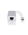 digitus HUB/Koncentrator 3-portowy USB Typ C, 3x USB A HighSpeed z Gigabit LAN adapter, aluminium - nr 63