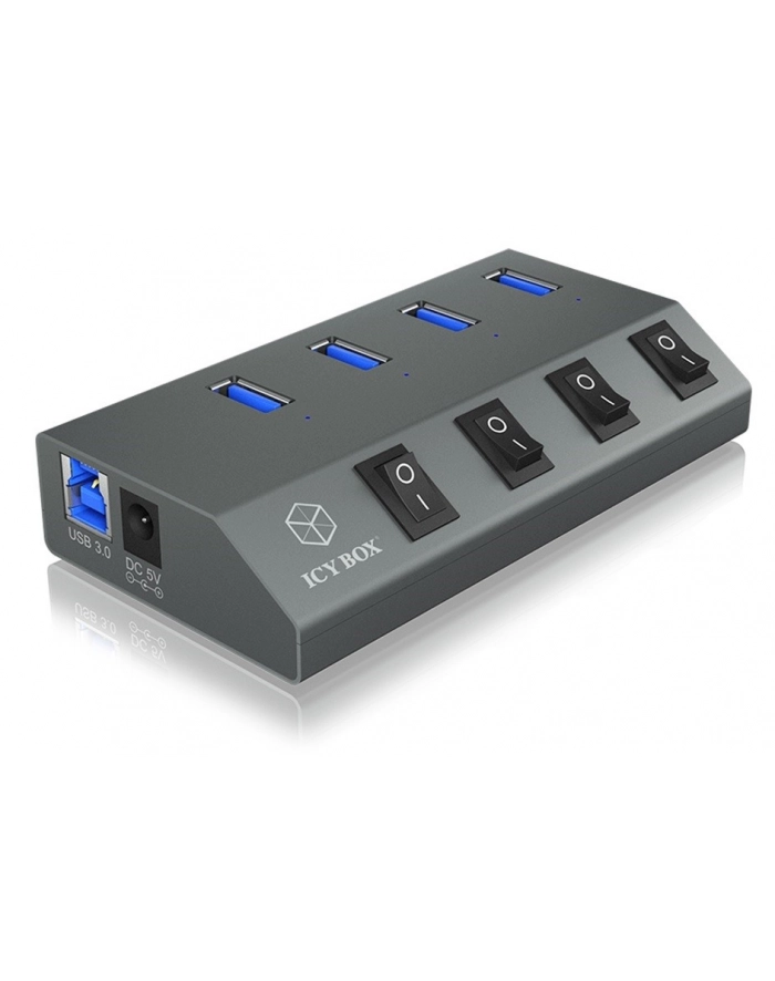 icybox IB-HUB1405C 4 portowy Hub USB 3.0 główny