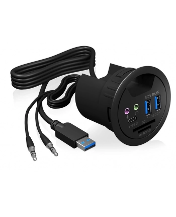 icybox IB-HUB1404A 2x USB Typa A 1xTYPE-C