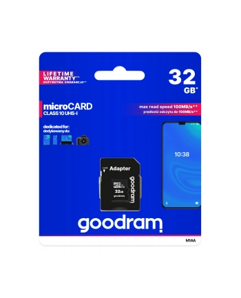 goodram Karta pamięci microSDHC 32GB CL10 + adapter nr 2