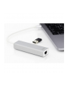 digitus HUB/Koncentrator 3-portowy USB Typ C, 3x USB A HighSpeed z Gigabit LAN adapter, aluminium - nr 44