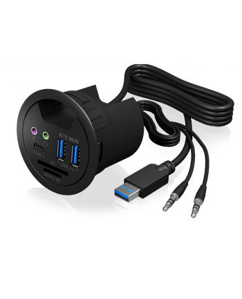 icybox IB-HUB1404A 2x USB Typa A 1xTYPE-C