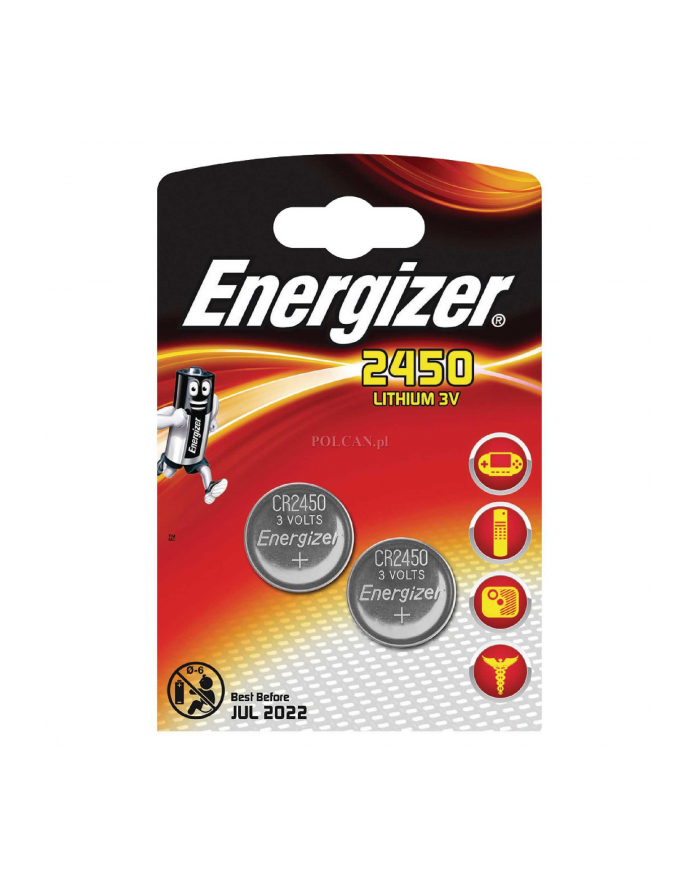 energizer Bateria Specjalistyczna CR2450/2szt główny