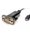 digitus Kabel Adapter USB 2.0 HighSpeed Typ USB C/RS232 M/Ż czarny 1m - nr 39
