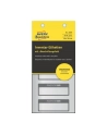 avery zweckform Tabliczki znamionowe - poliestrowe, 50 x 20mm, do opisu ręcznego,50 sztuk, srebrno-czarne - nr 15
