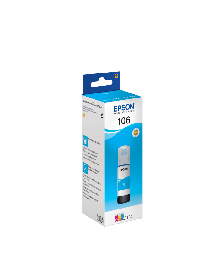 epson Tusz ET106 CYAN 70ml główny