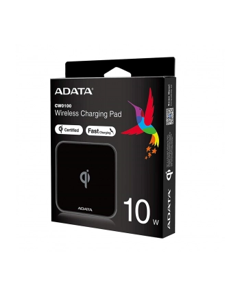 adata Bezprzewodowa ładowarka Qi CW0100 - 5V 2A 10W - BLK