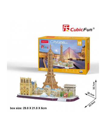 dante Puzzle 3D City Line Paris MC254H