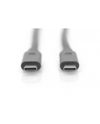 assmann Kabel polaczeniowy USB 3.1 Gen.2 SuperSpeed+ 10Gbps Typ USB C/USB C M/M, Power Delivery, czarny 1m