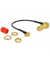 DeLOCK Ant. 90° blue >MMCX St 10cm - nr 1
