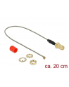 DeLOCK PR-SMA blue>MHF/U.FL-LP-068 St 20cm - antenna cable with ferrite core - nr 3