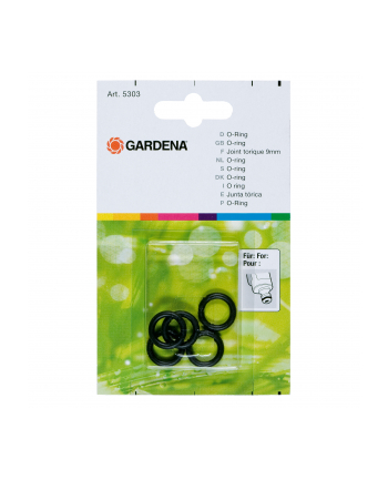 Gardena pierścień usczelniajcy 9mm, 5 sztuk (5303) nr 1