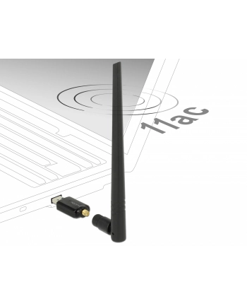 DeLOCK 3.0 Dualband WLAN + antenna - WLAN ac/a/b/g/n Stick 867+ Mbps ext nr 2