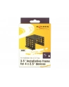 DeLOCK mounting frame 4x 2.5'' to 3.5'' black - nr 16