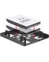 DeLOCK mounting frame 2x 2.5'' to 3.5'' black - nr 25