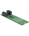 DeLOCK converter B+M St > 2x SATA 7P - RAID with housing - nr 2