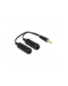 DeLOCK Jack 1x St > 2xBu 3Pin. - black 19cm - nr 8
