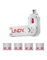 Lindy port lock 4pcs. with - Code red - nr 39