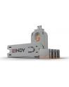 Lindy port lock 4pcs. - Code Orange - nr 36
