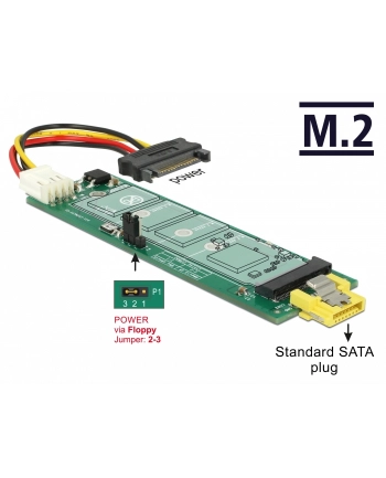 DeLOCK Konv SATA Pin8 blue>M.2 B Slot nr 2