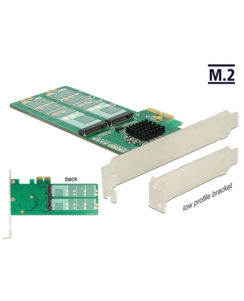 DeLOCK PCIe x2>4x M2 B Profile - form factor