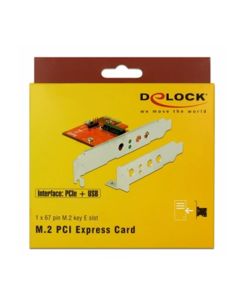 DeLOCK PCIe card>1x M.2 E Prof. nr 2