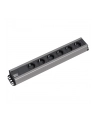 Bachmann 90 ° craftsman. 6x protection cont.2m black - 6xCEE7 / 3 - nr 17