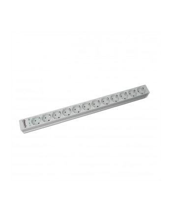 Bachmann power strip ALU 1HE 333.413 - 12x protective contact sockets