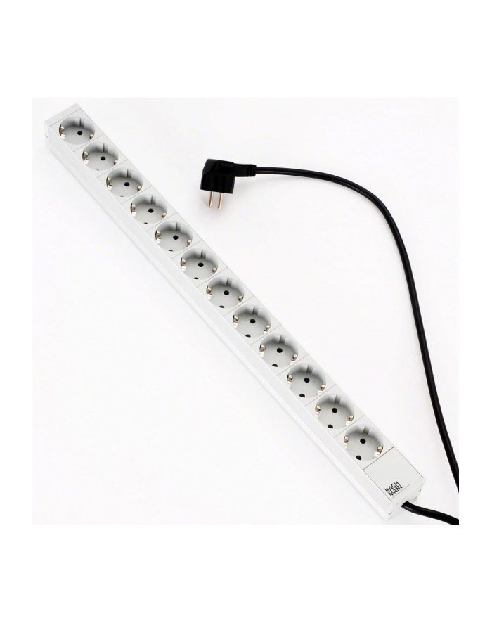 Bachmann power strip ALU 1HE 333.413 - 12x protective contact sockets główny