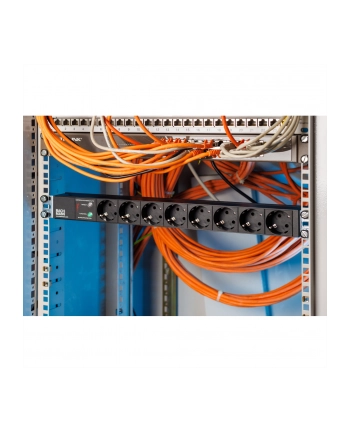 Bachmann power strip 19 '' 1U 333.534 - 8x socket outlets