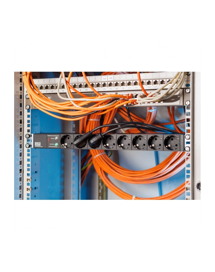 Bachmann power strip 19 '' 1U 333.534 - 8x socket outlets główny