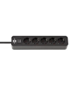 Brennenstuhl Ecolor power strip 5-fold black - nr 2