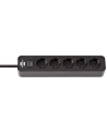 Brennenstuhl Ecolor power strip 5-fold black - nr 6
