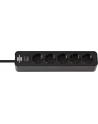 Brennenstuhl Ecolor power strip 5-fold black - nr 8