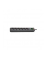 Brennenstuhl Eco-Line sockets 6-fold - anthracite 13.500A surge protection - nr 15