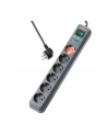 Brennenstuhl Eco-Line sockets 6-fold - anthracite 13.500A surge protection - nr 9