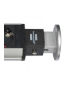 Brennenstuhl Tower Power Alu 3-fold 2m silver / black - nr 15
