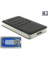 DeLOCK External housing M.2/KeyB SSD->USB 3.0 B - Socket with encryption function - nr 9