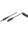 goobay extension spiral 6.3mm - black 5.0m - nr 1